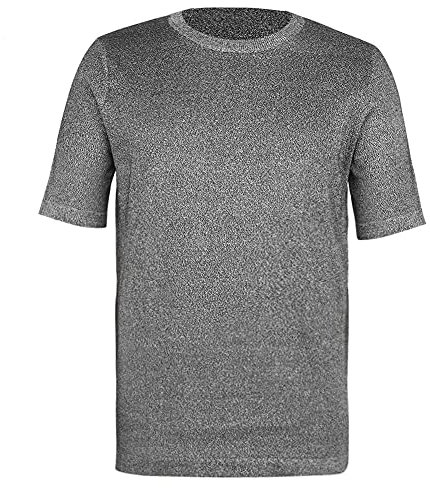 T-Shirt Anti-coupures, T-Shirt de Protection de Niveau 5 résistant aux coupures Manches Courtes, Évite entailles, égratignures, griffures et irritations (XL)