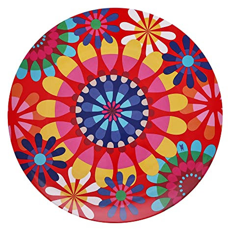 French Bull 15 Round Platter - Melamine Platters and Serving Ware - Plate, Dish, Serving, Collection - Festival