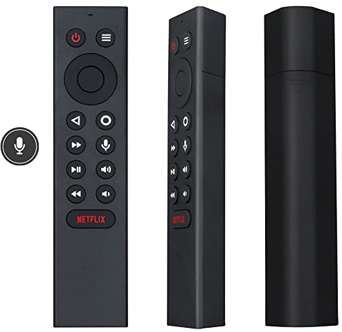 VINABTY P3700 Replacement Voice Search Remote Control Compatible with Shield NVIDIA P2575 P2897 TV 2015/2017/2019 models,-No Backlight Function,Customizable Menu Buttons