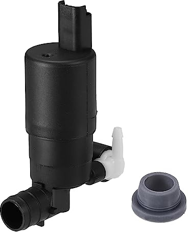 A ABSOPRO Bomba De Lavaparabrisas Para Citroen C3 Picasso 10-21 1Pc | Color Negro, Material Plastico Y Caucho, Dimensiones 73X35X106Mm, 2 Clavijas, Incluye Arandela De Goma, Instalacion Simple
