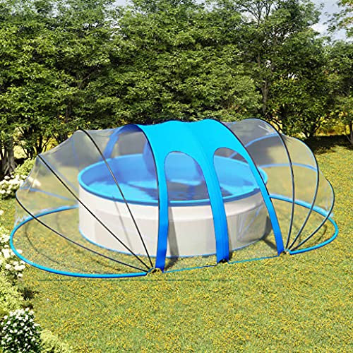 RAUGAJ Pool Dome Oval 620x410x205 cm Home & Garden Pool Cover
