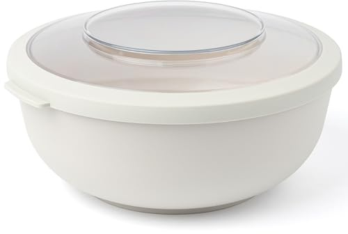 Amuse Tylla Saladier 2000ml | Boîte de Rangement avec Couvercle pour Meal Prep et Snacks | Boîte Plastique Alimentaire sans BPA pour Enfants et Adultes | Congélation, Lave-vaisselle | Oat