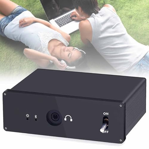 NVYAZJ Récepteur Audio HiFi Bluetooth 5.1, HD sans Perte Et Faible Latence, Transmission sans Obstacle 20 M, Sorties/entrées Optiques Coaxiales AUX/RCA pour TV/Voiture/Lecteur MP3