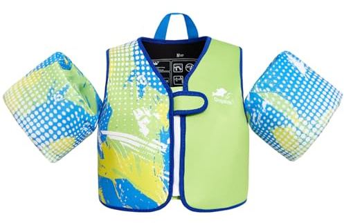 Gogokids Toddler Swim Vest Pool Floats for Kids 30-40-50-60-70 lbs, Kids Swimming Jacket[Stable Buoyancy & Comfort Wear] Puddle Float Jumper Swim Arm Floaties Bands Water Wings for Boys Girls Swimmies