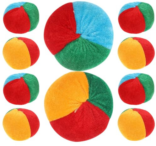 Abaodam 2 Sätze Sandsackspielzeug Schwimmbad Künstliche Dekoration Sitzsäcke Im Freien Korb Halloween Spiele Spielset Outdoor Bohnensäckchen Zum Werfen Sitzsack Stoff 10 Stück * 2