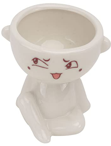 TOYANDONA 1 Pièce Pot de Fleurs Céramique Conteneur Hydroponique pour Plantes Vertes Décoration Intérieure