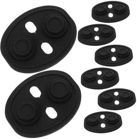 OUNONA 8pcs Car Door Latch Cover Silicone Protective Pads Weatherproof Shock Absorption Lock Protector Soft Noise Reducing Guard for Vehicle Door Lock Longevity