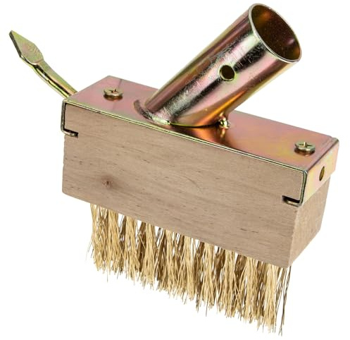 DOITOOL Spazzola in Filo d'Acciaio da Giardino per Pulizia Giunti e Rimozione Muschio, Strumento Manuale Resistente per Cortili e Terrazze, Spazzola per Diserbo Contro Erbacce e Licheni