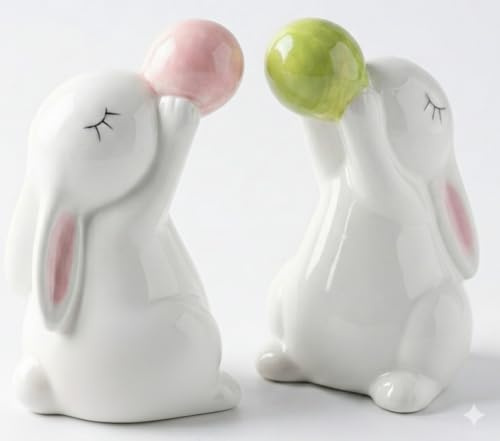 khevga Deko Hase weiß aus Keramik (2)