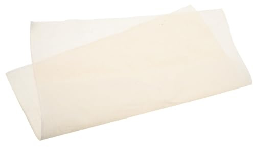 Zerodeko Garza per Tofu e Yogurt in Cotone 120x120 Cm, Tessuto Filtrante a Trama Fitta Riutilizzabile per Produzione Formaggio, Latte di Noci e Cucina