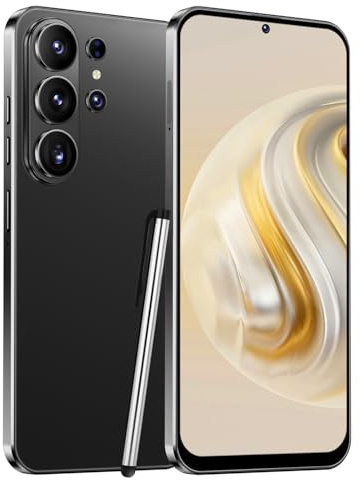 TalkCeLL Unlocked 4G Smartphone, 6.6 Incell HD Display, 4GB+32GB (Expandable to 256GB), 5000mAh Battery, 13MP+16MP Dual Camera, Android 12, Face Unlock, Triple Card Tray, OTG Support (Black)