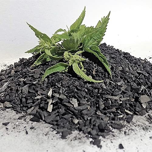 20 L Aktivierte Biokohle, Pflanzenkohle, mit Brennnesseljauche veredelt, Premium Qualität, nachhaltig und umweltschonend in Deutschland hergestellt, Schüttvolumen