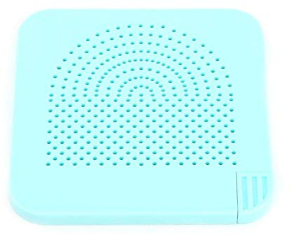 DIY Paper Craft Quilling Tool Roll Grid Guide Tool with Stainless Steel Pins Storage Draw for DIY Paper Quiling (Blue)