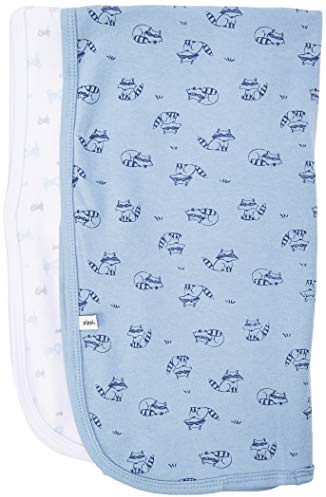 PIPPI Unisex Baby 2er Pack Decke für Wickeln, Spielen und Schutz geeignet, Badebekleidungsset (Light Blue 701),(Herstellergröße:70X70)