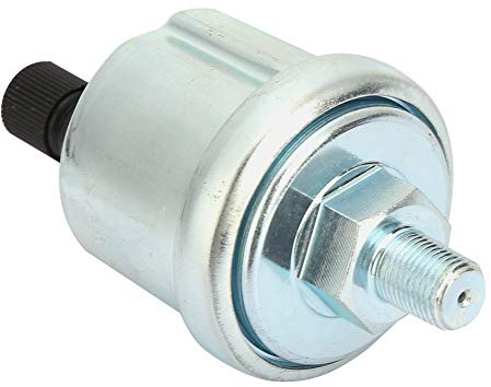 Transmisores de Presión 1/8 NPTF Sensor de Presión de Aceite de Coche con Doble Cabeza Brillante Adecuado para 0-10bar adecuado para Medición y Control de Presión