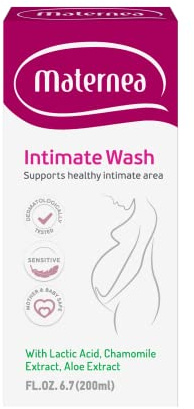 Maternea Intimwaschgel - Speziell entwickelt für die Anwendung während der Schwangerschaft und nach der Geburt (200 ml)