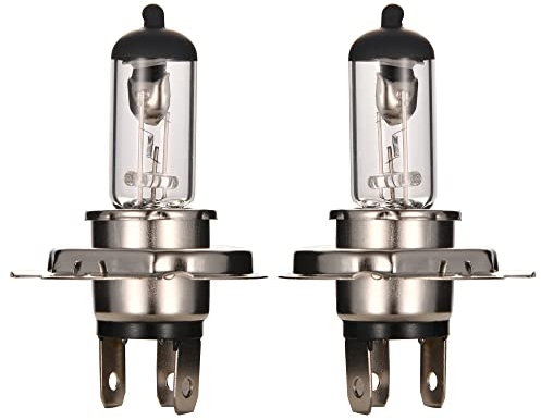 WOOSTAR 12V 35W Motorrad Scheinwerfer H4 Fernlicht Abblendlicht Ersatz für 50ccm 70ccm 90ccm 110ccm 125ccm 150ccm 200ccm 250ccm Taotao Chinesisch Roller ATV 4 Wheeler Packung mit 2