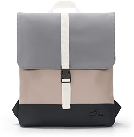 Johnny Urban Rucksack Damen Klein Beige - Ruby - Schlanker Tagesrucksack für City Uni Business - Kleiner Backpack Women mit Laptopfach - Wasserabweisend
