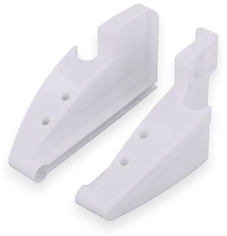 DL-pro Soporte derecho + izquierdo compatible con Liebherr 7433698 9193353 Soporte para compartimento de botellas para puerta de frigorífico, congelador, congelador