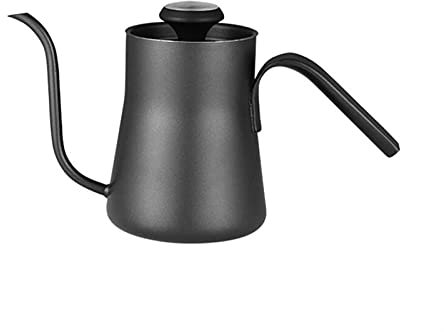 GaRcan Kaffeekessel, Kaffeekessel, Übergießkessel mit Thermometer, Schwanenhals, 550 ml, Kaffee-Teekanne, rostfreie Kaffeekannen, Kaffeekanne mit Langer Öffnung