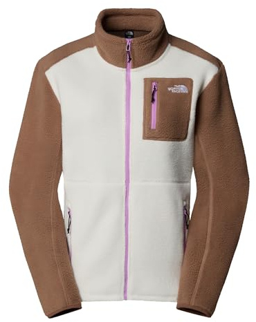 The North Face NF0A88425K9 W YUMIORI Full Zip Sweatshirt Damen White Dune-Latte-Vibran Größe XL