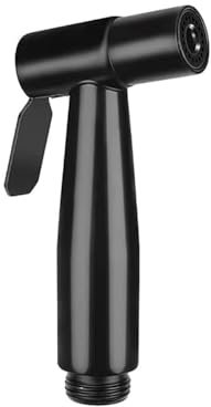 Hand Held Bidet Sprayer,Bidé Pulverizador para Inodoro de Acero Inoxidable Bidé pPulverizador Grifo de Mano Bidé Ducha de Cabeza de Pulverizador Estándar G1 / 2 pulgadas de Interfaz Negro