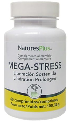 Méga stress (libération prolongée) (60 comprimés) - Nature's Plus - Stress Moral