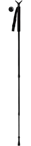 Jagdsportstock. 3 Abschnitte (1,85 m) | Ausziehbar von 85-185 cm. Monopod-Gabel für Karabiner, Gewehre und Luftgewehre