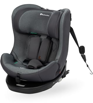Bebeconfort EvolveFix i-Size Seggiolino Auto 0-36 kg, 360 girevole, 0-12 anni, 40-150 cm, Isofix, Reclinabile 5 posizioni, Regolabile in Altezza, Top Tether, Tessuti Traspiranti, Colorato di Grafite