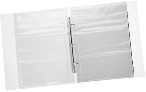 Garneck Ticket Holder Photo Album Loose-Leaf Tickets Storage Organizer for Stamps Postcards and Pictures and Collection Album for Holidays and Events