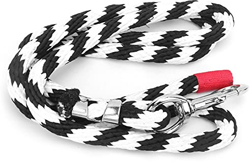 KIMISS Poly-Führstrick für Pferde, Große Hunde, Schafe und Andere Nutztiere – Stark Geflochtener Führstrick mit Dickeren Legierungshaken – Reitsport/Zaumzeug/Halfter und Leinen (4 Meter lang)