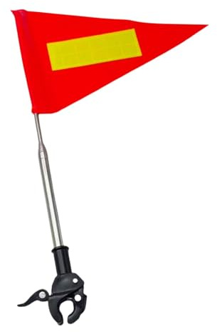 SheerFaring Flagpole Set, Telescopic Pole, Lightweight, Universal Triangular Flag, for Outdoor Use