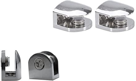 Euro Tische Regal-Halter Glasbodenträger - Stabile Regalträger für Glas- und Holzböden - Verschiedene Varianten (2 Stück)