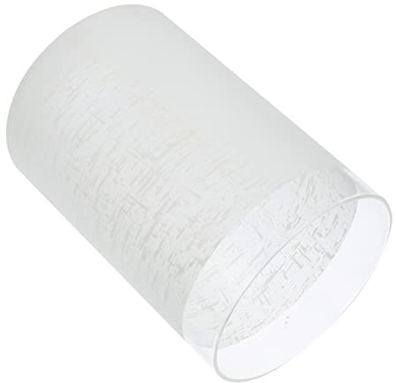 SOLUSTRE Mattglas Lampenschirm Zylinder E14 E27 Ersatzschirm Für Tischlampe Innenbeleuchtung 4.3X7.9 Zoll Frosted Glass Lampshade