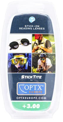 Removable Hydro-Adhesive bifocal Lenses for Presbyopia for Ordinary Spectacles and Sports Spectacles, Graduated Sports Spectacles (+ 2.50) (+3.00)