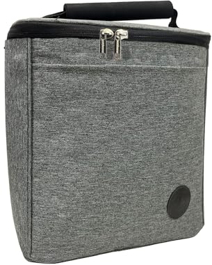 outdoorer Kühltasche Cool Butler - Isoliertasche, Thermotasche, Picknicktasche für Lebensmitteltransport, faltbar (grau, 8 l)