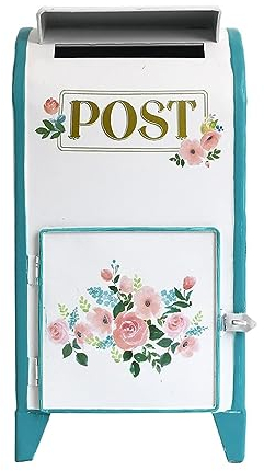 Buzones de Correo for Montaje en Pared, buzón Exterior, buzones Independientes for Exteriores, adecuados for decoración, Estilo Antiguo, Encanto nostálgico, buzón de Metal for el hogar, Estilo Retro,