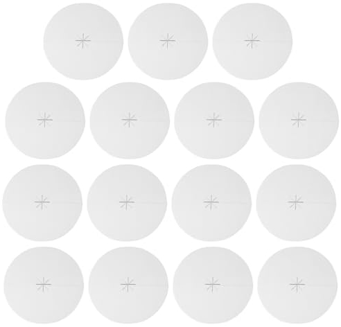 DECHOUS 60Pcs Candle Drip Protectors: Holding Candle Paper Droppers - Votive Candela Drip Catcher Cards Guard for Church Temple Home