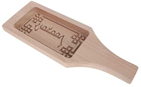 Amosfun Wooden Milk Tofu Mold Multi-Functional Baking Mould for Christmas Cookie Cutters