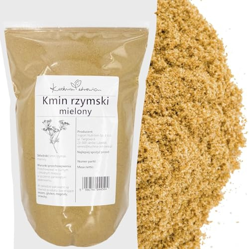 Cumin Moulu Naturel 500g - Cumin Romain En Poudre, Épice Aromatique, Idéal Pour Curry, Chili, Houmous, Viandes, Légumes Et Cuisine Maison