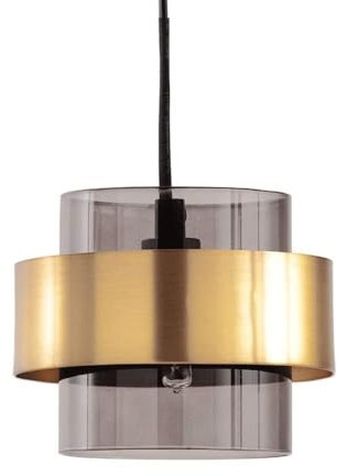OGLFGLNY Lámpara de Noche de Lujo con luz Moderna u2013 Lámpara Colgante de Vidrio de un Solo Cabezal con Fuente de luz G4 para Isla de Cocina y Dormitorio Mini lámpara Colgante (Color Claro)
