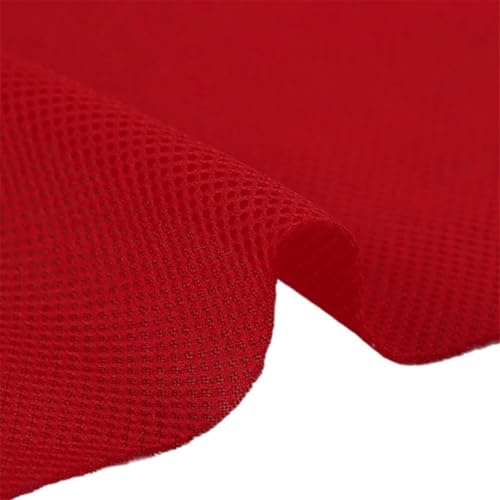 Dammduk för högtalare, Färg Hantverk DIY Klädsel Tillverkning Stol Högtalare Dammtät Ljudisolerande Nätöverdrag Tyg Högtalartyg Nätduk(Rosso)