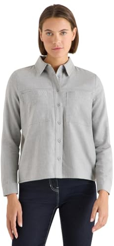 Cecil Blusa de Franela con Tachuelas Luna Grey Melange L