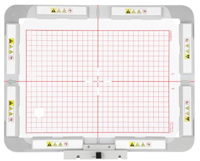 MagnaHoop RE28B Magnetischer Stickrahmen für Janome MC 500E 550E Memory Craft Elna Expressive 830 usw., Metall-Magnet-Stickmaschinen-Schärpe, Rahmen, 200 x 280 mm, JA809MK