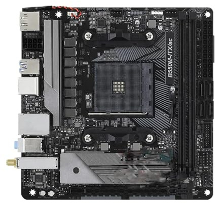 Motherboard Scheda madre Fit For ASROCK B550M-ITX/ac Mini-ITX B550 DDR4 4733+ (OC) MHz USB3.2 Max-64G a doppio canale Socket AM4