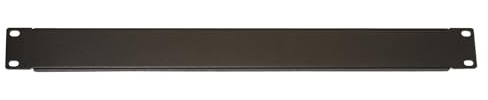 LINK Panel Ciego 1 Unidad para Cierre Espacios vacíos en armarios Rack 19, Negro