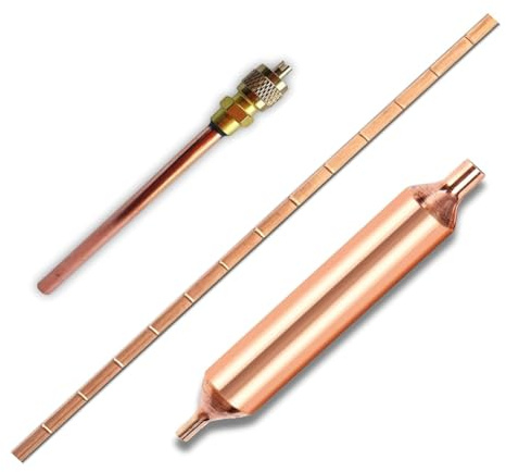 Lnfxkvva Filtre Déshydrateur de Réfrigérateur avec Vanne de Service D'Accès, pour la Réparation de Climatiseur de Réfrigération