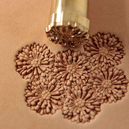 Aster Fiore Timbro Cuoio Strumento Timbri Stampaggio Intaglio Punzoni Strumenti Artigianato Leathercrafting