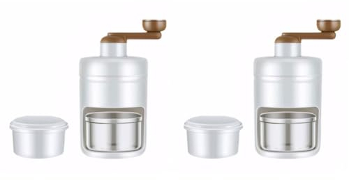 LYEAA 500ML Hand-Operated Ice Shaver - Multifunctional Manual Ice Crusher for Home & Kitchen Use
