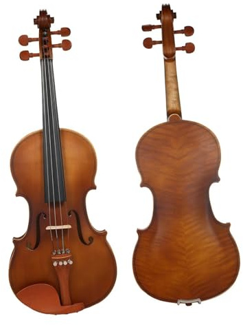 Erwachsenen geige Anfänger 4/4 Akustikvioline Volle Größe Fichtenholz(Pattern 1)